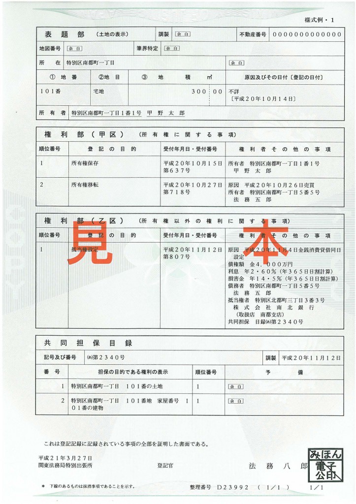 登記とは 登記記録（登記簿） お隣との良い関係づくりに、島根大田の境界測量、土地・建物の登記 ｜ 土地家屋